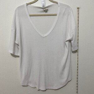 A New Day 3/4 Sleeve V Neck Top Size XL